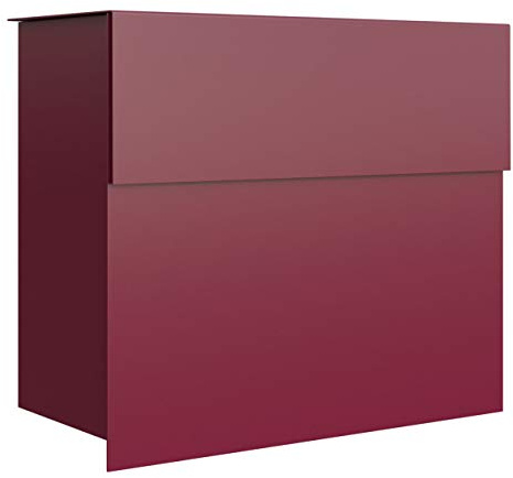 Briefkasten, Design Wandbriefkasten Molto Rot - Bravios