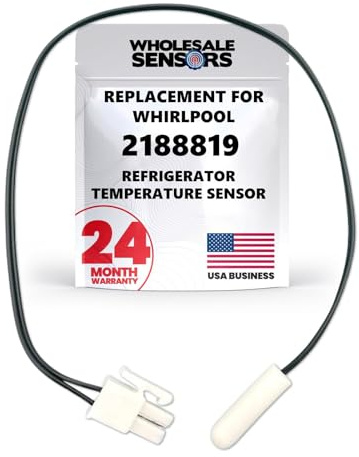 Whirlpool 2188819 Replacement Refrigerator Air Temperature Sensor Thermistor 24 Month Warranty
