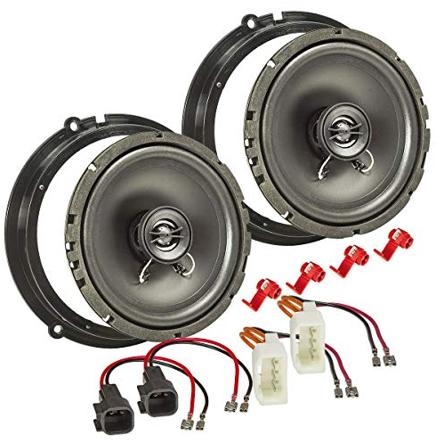tomzz Audio 4015-011 Kit de instalación de Altavoces Compatible con el Ford Fiesta B-MAX C-MAX Focus Mondeo Sistema coaxial de 165 mm TA16.5-Pro