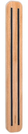 Arcos Magnetischer Messerhalter Holz Buche - Sicherer & Eleganter Küchenaufbewahrung 40 cm x 5 cm | Sichere und elegante Küchenaufbewahrung. Serie Magnetleisten. Farbe Braun.