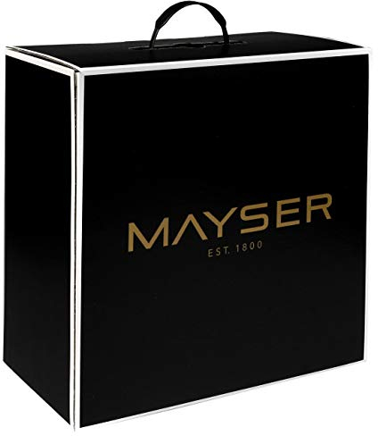Mayser Since 1800 Hutschachtel Hutkoffer Aufbewahrung formstabil Made in EU Damen Herren Sommer Winter schwarz One Size