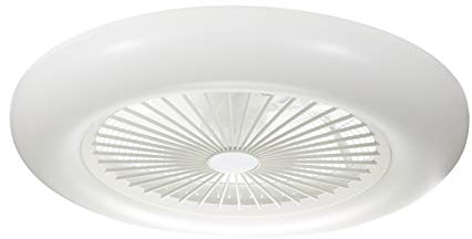 Bel Air Home - KIRA Deckenventilator mit einstellbarer Fernbedienung und LED-Beleuchtung, 5 Flügel, dimmbare Lichtfarbe, leise, für Mittlere bis kleine Räume, (Weiß)