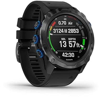 Garmin Decent MK2I, Titan-Karbon-Grau, DLC mit schwarzem Band