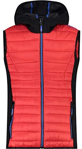 CMP - Kid Hybrid Vest Fix Hood, Boy, Ferrari, 164