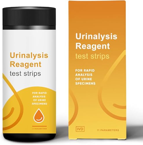 100 x HSO 11-in-1 Urine Test Strips | 11 Parameter Urinalysis Test Strips UK | UTI Test Strips for Infection - Fast & Accurate Results - Dipstick Test Strips