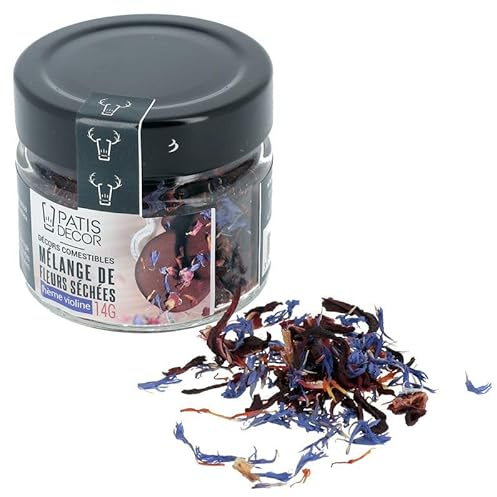Mélange de fleurs séchées violines 14 g