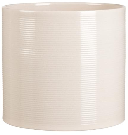 Scheurich Blumentopf aus Keramik, Beige, Ø 19 cm, H 17 cm