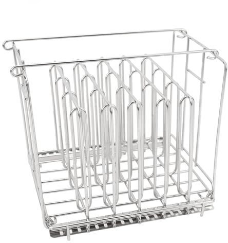 Rack de la mijoteuse en acier inoxydable de grande capacité Pliant Rack de séparateur réglable pour la cuisine de cuisson à basse température Utilisation 190x169x185 mm