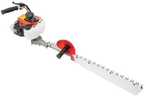 Tagliasiepi a benzina a due tempi, lama singola, 22,5 cc, 650 kW, 7500 r/min, lama 70 cm, diametro ramo: 10 mm, anti-vibrazioni, basso rumore, tagliasiepi a benzina