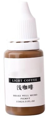 iplusmile 1Pieza de Semi Permanente para Labios y Ojos Kit de Café Colorante Profesional para Micropigmentación y DIY para Cejas y Delineadores