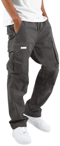 WVONIF Arbeitshosen Männer,Cargohose Herren, Leichte Outdoor Wanderhose Taktische Hose Sommer mit Multi Taschen,Wanderhose Cargo Hosen Herren