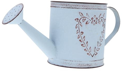 Gadpiparty Jarrón Vintage Metálico Multifuncional Regadera Decorativa para Plantas Maceta Rústica para Interior y Exterior para Decoración de y Suculentas