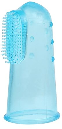 Cepillo de dientes para perros y gatos, con cerdas suaves, cepillo de dientes de silicona para perros y la mayoría de mascotas, cepillo de silicona con cerdas pequeñas para perros y dientes, cepillo