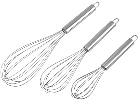 Frusta con filo a , frusta in acciaio da 30 cm, frullatore manuale, strumento di miscelazione per paste, uova, salse, uso da forno, utensili da cucina professionali