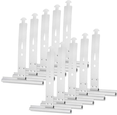QUARKZMAN 10 pcs Ressort de suspendu pour volet roulant, mini ressorts pour volet roulant à queue d'aronde fendue, ressort de suspendu en acier pour lames de stores enrouleurs