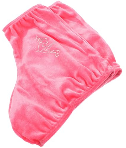 LALAFINA Copriscarpe per Pattini da Figura in Poliestere Elasticizzato Rosa, Design Aderente e Morbido, 1 Paio per Pattinaggio e Roller Skating