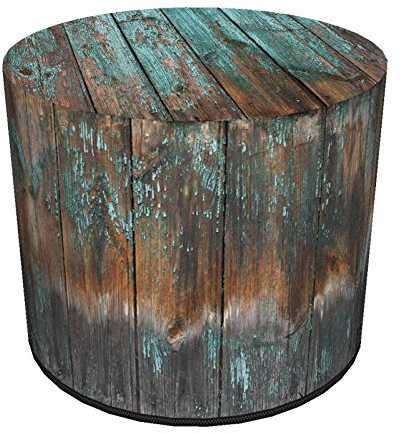 Bertoni Sitzhocker in Baumstamm Optik aufblasbar Garten Hocker Lounge Bodenkissen Sessel Sitzsack (Havana)