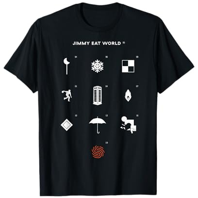 Jimmy Eat World - Surviving Icons - Official Merchandise T-Shirt