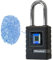 MASTER LOCK Biometrisches Schwerlast-Vorhängeschloss [Wetterfest] [Fingerabdruck-Schloss und Not-Richtungsschloss] [langer Bügel] 4901EURDLHCC – Geeignet für Anwendungen im Freien