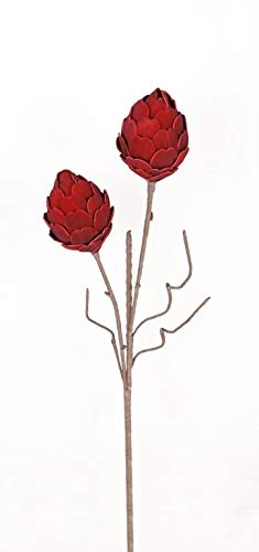 Small-Preis Kunstblumen Foam Blumen Schaumblüte künstliche Deko Blumen in verschiedenen Größen und Farben (Artischocke 1)