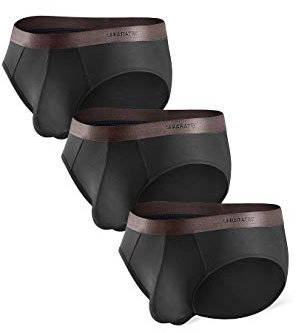 Separatec Slip Boxer da Uomo, Slip da Uomo con Fodero Intimo con Tasche Separate Boxer in bambù Traspiranti, Morbidi, Comodi con Slip Aderenti in Confezione da 3 moschettoni