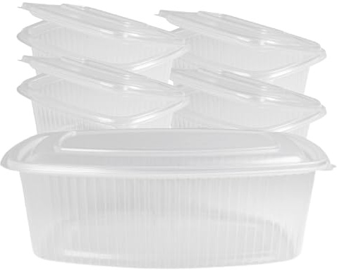 ACESA - Pack Envases para Alimentos | Envases de Plástico Reutilizables | Recipientes de Plástico Herméticos con Tapa | Recipientes para Microondas y Lavavajillas | Envases para Comida (50, 2000ml)