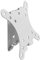 Supporto da parete per TV bianco - extra piatto - per schermi e monitor da 13' - 32' pollici con VESA 50 75 100 Modello: WHW-13
