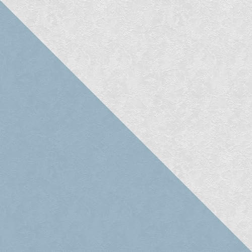 Papier peint aspect crépi Profhome 145215-GU papier peint intissé à peindre légèrement texturé à l'aspect crépi mat blanc 26,5 m2
