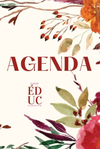 Agenda | A5 | Spécialisé pour les éducateurs | Fiches techniques, Activités, Postit | 15x22cm: 68 pages | Couverture souple | Semainier intemporel non daté | 52 semaines | Français