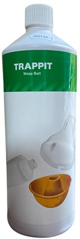1 Litre Trappit Wasp Bait Liquid Lure - Asian Hornet Trap Lure