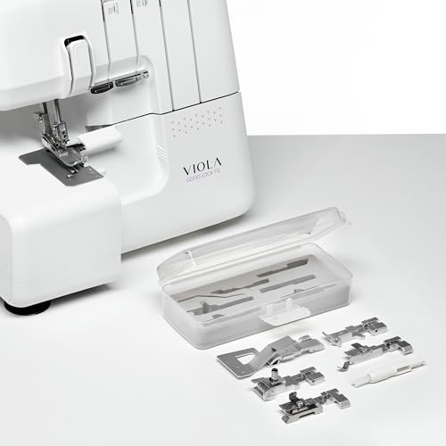 VIOLA Nähfuß-Set für Overlock-Maschine Good Lock T12