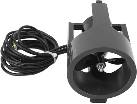 Cryfokt Unterwasser-Triebwerksmotor, 12-25,2 V, Wasserdichter Bürstenloser Motor, 4-Blatt-Propellerantrieb für RC-Boot, Kajak, Unterwasserfahrzeug, Tauchen, Meeresbodenfotografie, 5 Kg