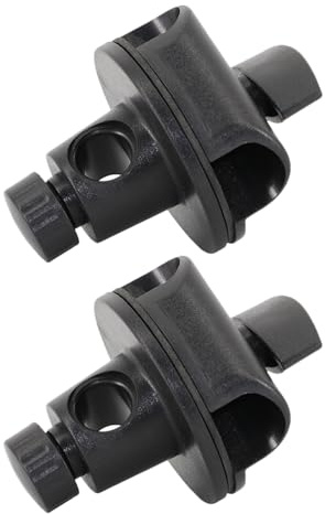 Abaodam 2 Stück Mikrofon Querträgerklemmen aus Abs Eisen Verstellbare Halter für Bühnen und Streaming Equipment Universelle Mikrofonarmklemmen Zubehör