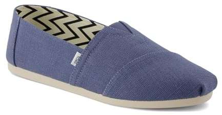 TOMS Alpargata klassiska espadriller för herrar, Dark Sky Heritage Canvas, 47.5 EU