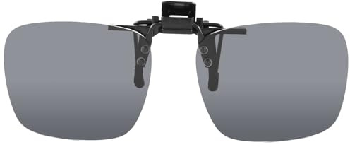 BEZLIT Clip On Sonnenbrille UV400 – Brillenaufsatz für Damen & Herren, Cat. 3, 100% UV-Schutz, grau/braun/schwarz, passt auf viele Korrekturbrillen