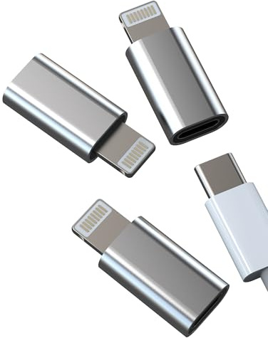Adaptateur USB C Femelle Vers Lightning Mâle(Lot De 3)pour iPhone 14 13 Pro Pour Apple Chargeur Jack Pour iPad Prise Adapter Type C Câble Charge Appareil Connecteur Câbles Fichiers Transfert Téléphone