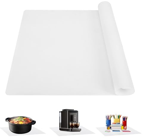 40x60cm Silicone Mat Worktops Non-Stick Heat Resistant Pastry Baking Mat | Craft Mat for Resin Kitchen Worktop Protector, for Countertop Protector, Placemat, Crafts Jewelry