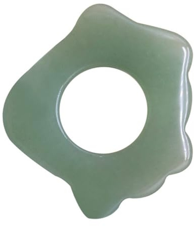 FRCOLOR Natürliches Jade-gua-sha Für Die Gesichtsmassage Akupunkturtherapie-werkzeug Schaben Der Körpermassage