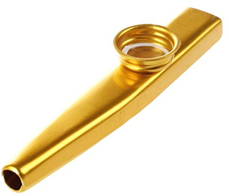 Cpolebev Metall Floete Mund Musik Instrument Mundharmonika Praktisch Golden