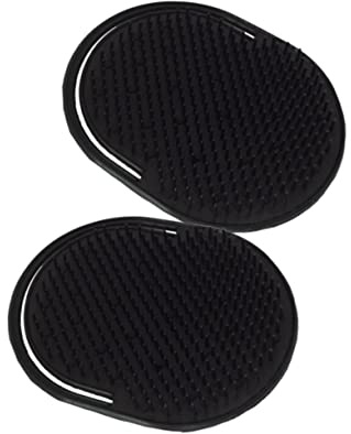 8 Stück Kunststoff Haarmassagebürste Handhaarbürste Schwarz | Bürste für Kopfmassage, Shampoo Bürste Massagebürste, Leicht und Hautfreundlich, für Haarreinigung