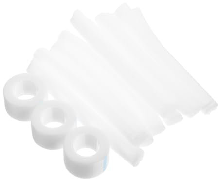 Mikikit 10 Stück Hundeohr -Bindungsgerät Schutz Ohr stehende unterstützung Dobermann Unterstützung für Hundeohren Stehendes Klebeband für Welpenohren Ohrstütze für Haustiere Schaum Weiß