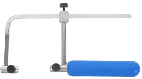 HORIALENCE Scie à Archet Pour Bijoux Avec Poignée Ergonomique Outil De Fabrication De Bagues Scie à Archet Pliante Pour Travail Du Sciage Courbe