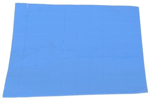 GOLUCY 100 Stück 10 x 10 x 0,5 mm kleines Mesh-Thermosilikonpad, leitfähiges Kühlkörper-Kühlpad for Grafikkarte