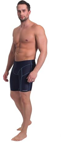 Sesto Senso Jammer Bañador para Hombre Bóxers Shark Surf Vela Deportes Acuáticos