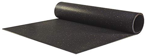 Systafex® Unterlegmatte Bautenschutzmatte Antirutschmatte Gummimatte Bodenschutzmatte für Fitnessgeräte Bodenmatte 8mm (125cm x 200cm)