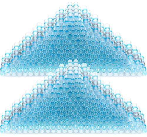 Hotop 150 Pezzi Connettore del Cavo di Saldatura a Saldare Connettore di Testa Termoretraibile Terminali Elettrici Isolati Impermeabili del Cavo della Giuntura di Testa (Blu, 16-14 AWG)