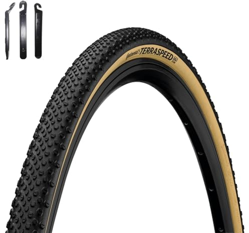 1 x Faltreifen Continental Terra Speed Protection TL-Ready E-25 Schwarz/Creme 35-584 (27,5x1.35) inkl. Reifenheber