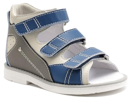 Sandales orthopédiques pour enfants avec soutien de la voûte plantaire, chaussures lombaires pour enfants Bleu EU 28