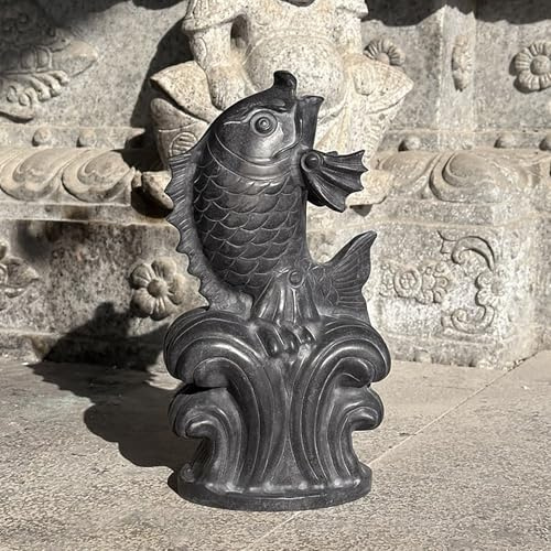 ZYZSY Cracheurs d'étang, Fontaine de Jardin Statue Fontaine cracheur for Piscine Ornements cracheurs, Fontaine À Eau Étang À Poissons Cascade Décorative(13 * 8 * 25cm/5 * 3.1 * 9.8in)