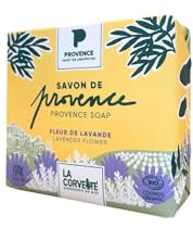 La Corvette - Sapone BIO Provence Fiori di Lavanda - 99% di ingredienti di origine naturale - Mani e Corpo - 100g - COSMOS ORGANIC